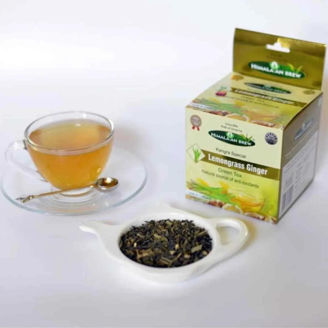 Kangra Special Lemongrass Ginger Green Tea . Apneehatti