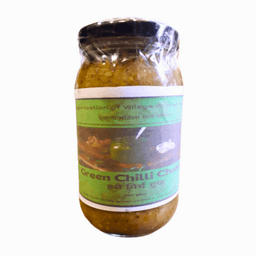 Green Chilli Chukh - Chamba Chukh (500g) - Authentic Garlic Flavors