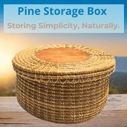 Pine Storage Box - Handmade Pine Storage Box